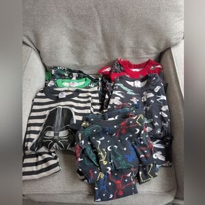 Lot Of 5 Hanna Andersson Star Wars And Skeleton